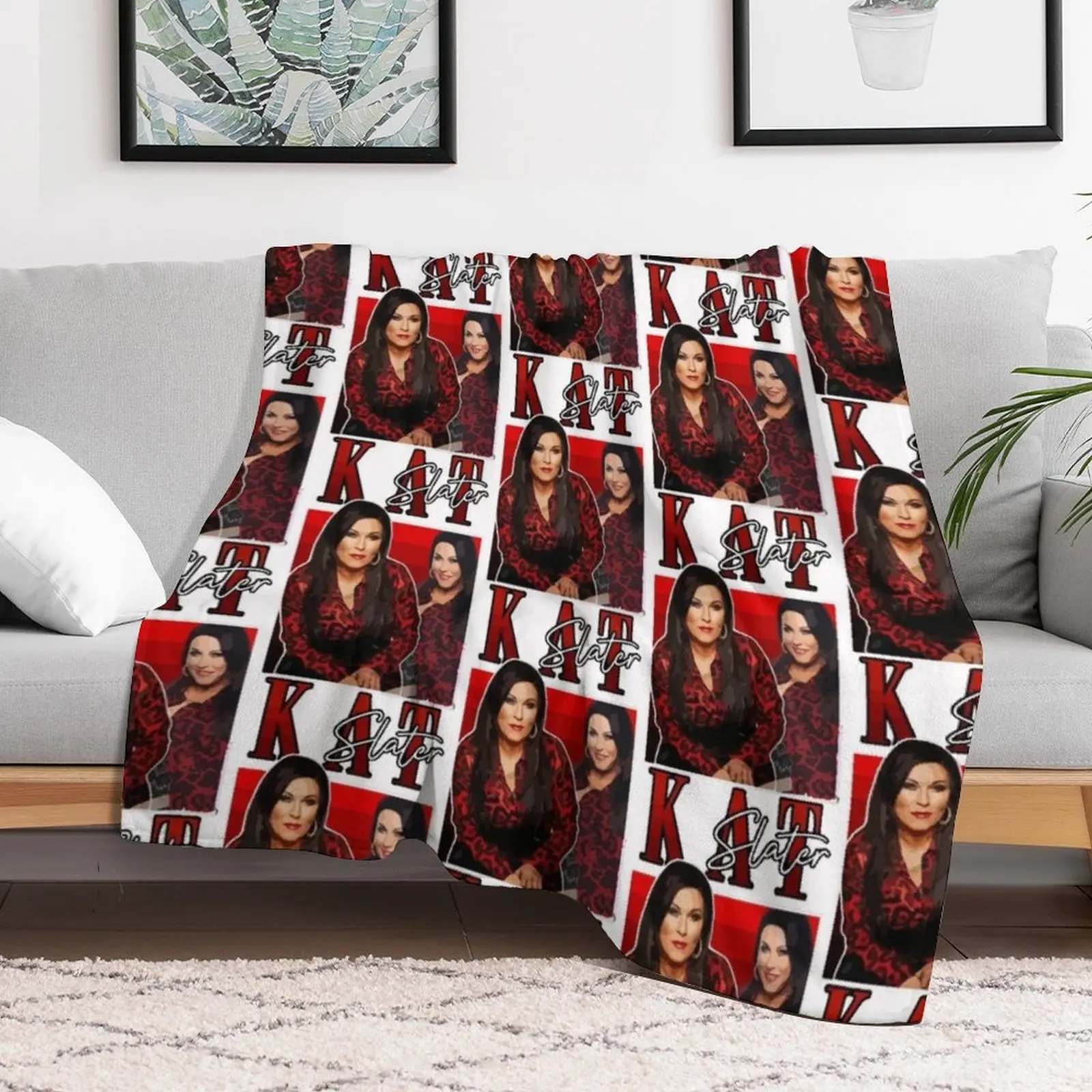 KAT SLATER You Total Slag Classic T-Shirt Throw Blanket Bed valentine gift ideas Furrys Picnic Blankets