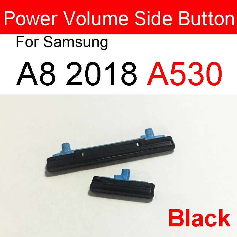 1set(2pcs)Power Volume Side Button For Samsung Galaxy A8 2018 A530 On Off Power Volume Side Key For Samsung A8Plus A8+ 2018 A730 image 2