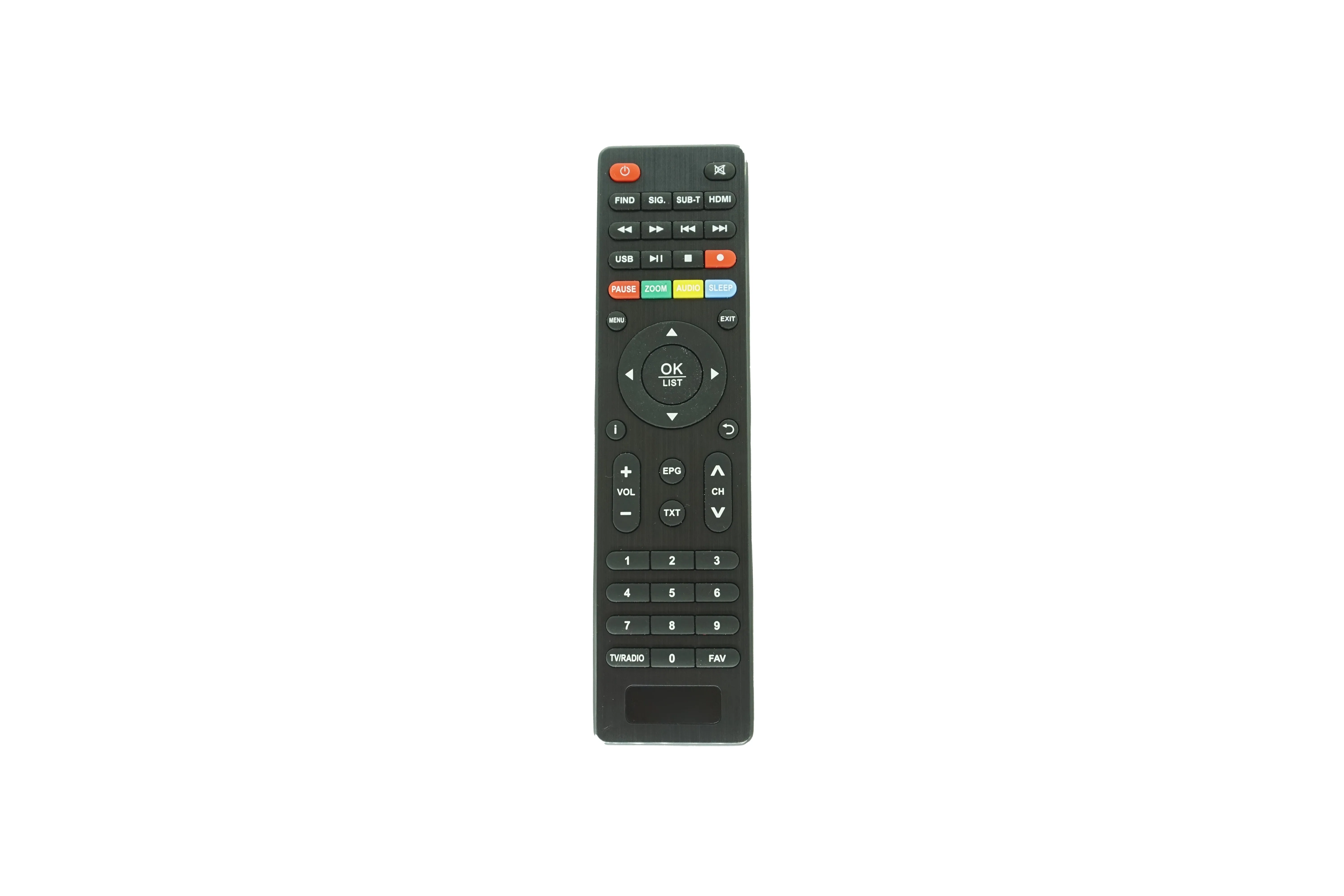 2pcs Remote Control For XORO HRM-7619 HRT8720 HRT8772 HRK7672 HRM7670 HRT8730 HD SD DVB-S2 DVB-T DVB-T2 Digital SAT Receiver