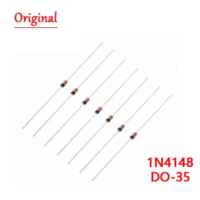 100PCS 1N4148 DO-35 IN4148 Switching Diode FREE SHIPPMENT NEW