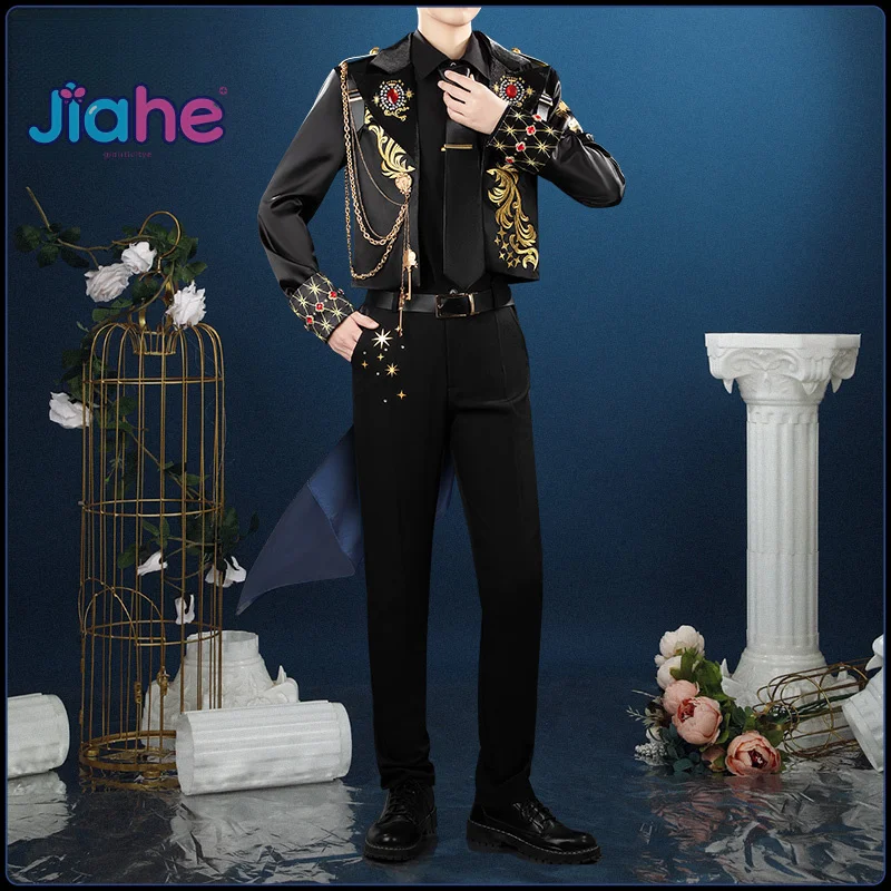 Torcido-país das maravilhas cosplay ace jack azul kalim vil epel idia prata lilia floyd 5th aniversário traje uniforme de halloween