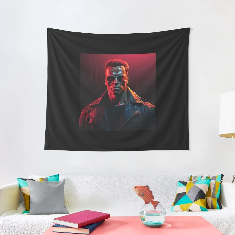 

Cyberpunk Terminator Tapestry Room Decoration Accessories Aesthetic Decoration Outdoor Decor Hanging Wall Tapestry