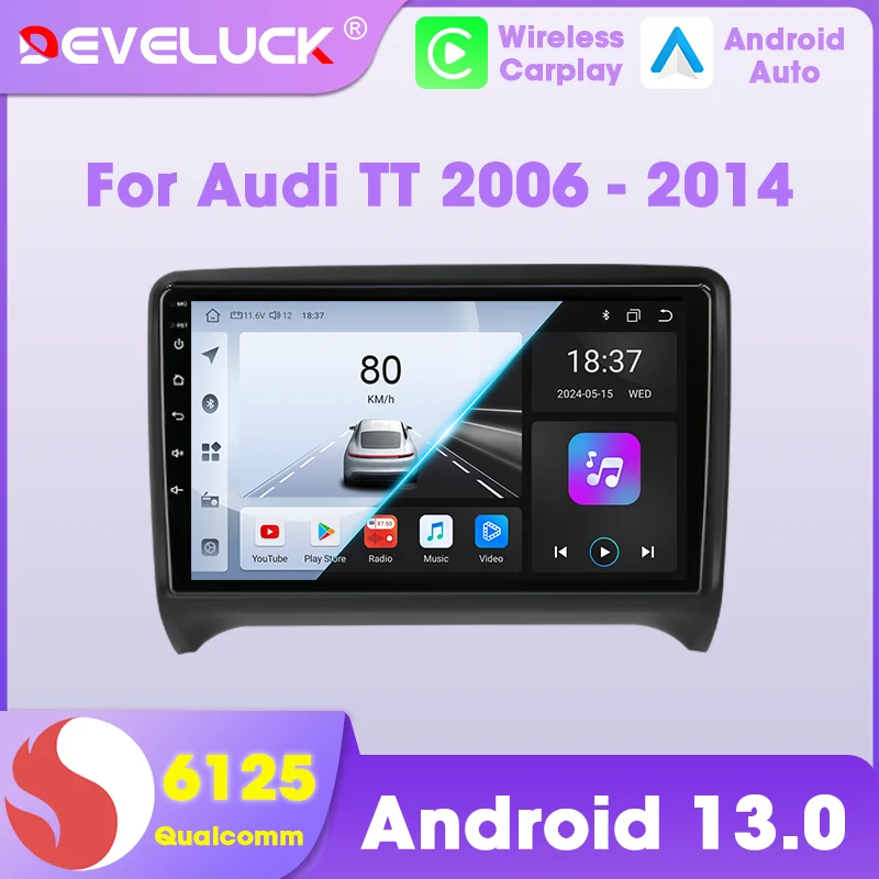 

Android Auto Carplay For Audi TT MK2 8J 2006 - 2014 Car Intelligent Systems Radio Multimedia Player Navigation Stereo 2 Din DVD