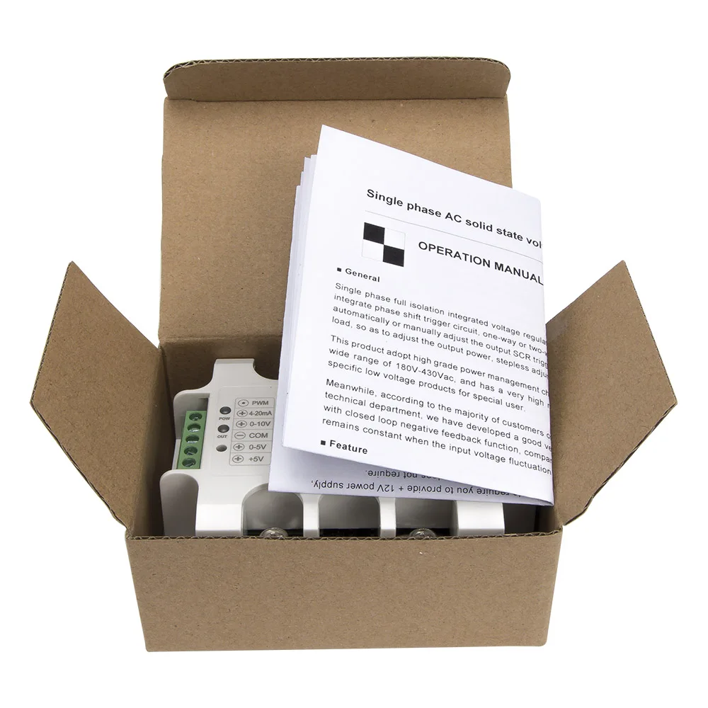 LSA-H3P50YB single phase AC 50A 220V/380V solid state voltage regulator / power regulator module