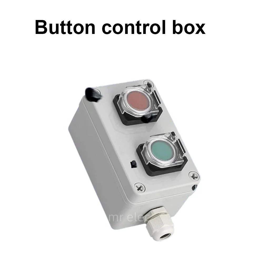 مفتاح زر مقاوم للماء في الهواء الطلق مع غطاء واقي، صندوق أزرار، زر إيقاف الطوارئ، صندوق التحكم في إيقاف الطوارئ 22 مم #4