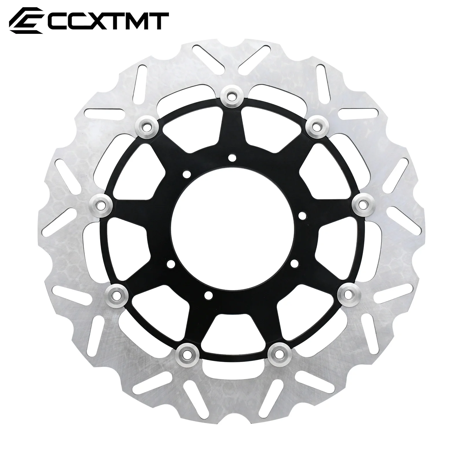 Motocross 320mm Front Floating Brake Disc Brake Caliper Bracket For Honda CR CRF 250R 450R 250X 450X 450RX 2002-2021 2022 view 2