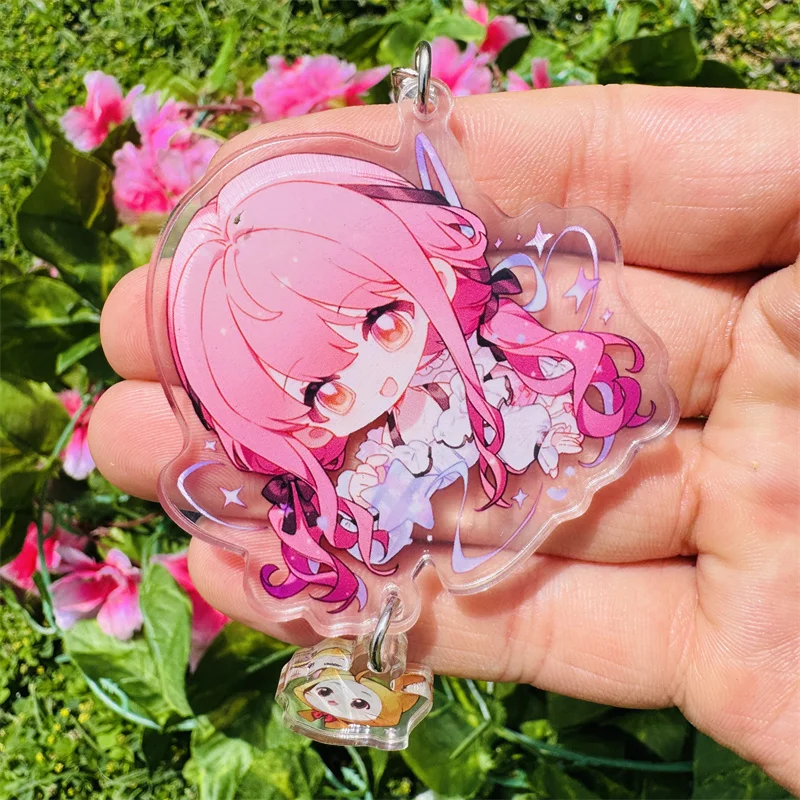 Anime Game Infinity Nikki Cosplay Costumes Key Chain Keychain Accessories Pendant