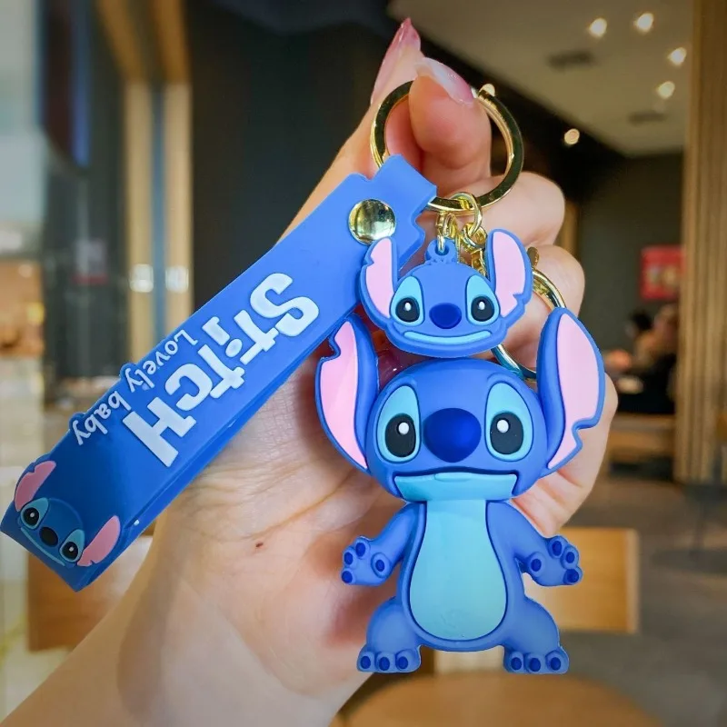 Креативный мультяшный брелок для куклы Disney Stitch, милый рюкзак, универсальные крутые и ценные украшения для мальчиков и девочек