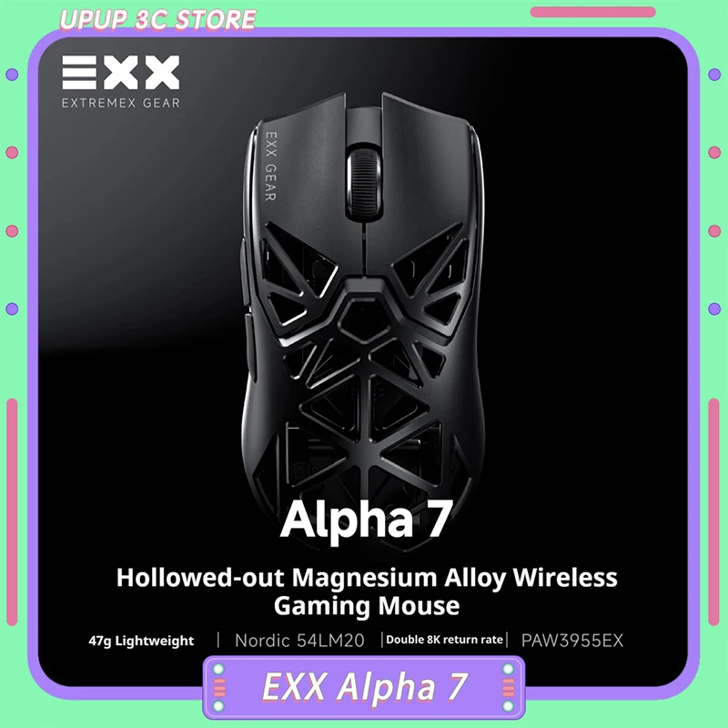 EXX Alpha 7 Mouse Hafif Kablos - Esports Gaming Design incelemesi ve fiyatı