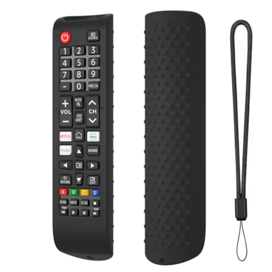 

Silicone Cover for Samsung TV Remote BN59-01315J, BN59-01315A, BN59-01199F - Soft, Durable, Anti-Slip and Shockproof Protective