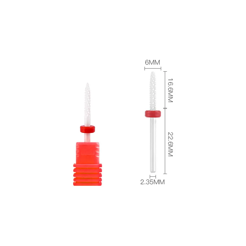 Nagel Nagel Keramik Polierkopf für schnelle Nagelentfernung Tragbarer Peeling Polierkopf Tragbarer Peeling Polierkopf