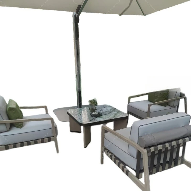 

Outdoor aluminum alloy sofa courtyard balcony leisure furniture combination