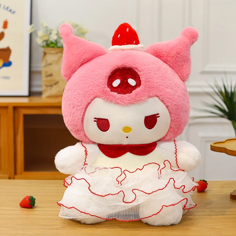 25/35/45 cm Sanrio Hallo Kitty Kuromi Plüsch Puppe Cartoon Anime Plüsch Puppe Zimmer Dekoration Kissen Plüschtiere ornamente Geschenk