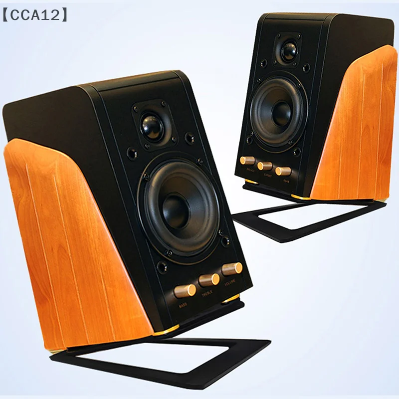 〔CCA12〕1ペアのデスクトップスピーカースタンドは、空間 - Desk Setup Speakers のレビューと価格