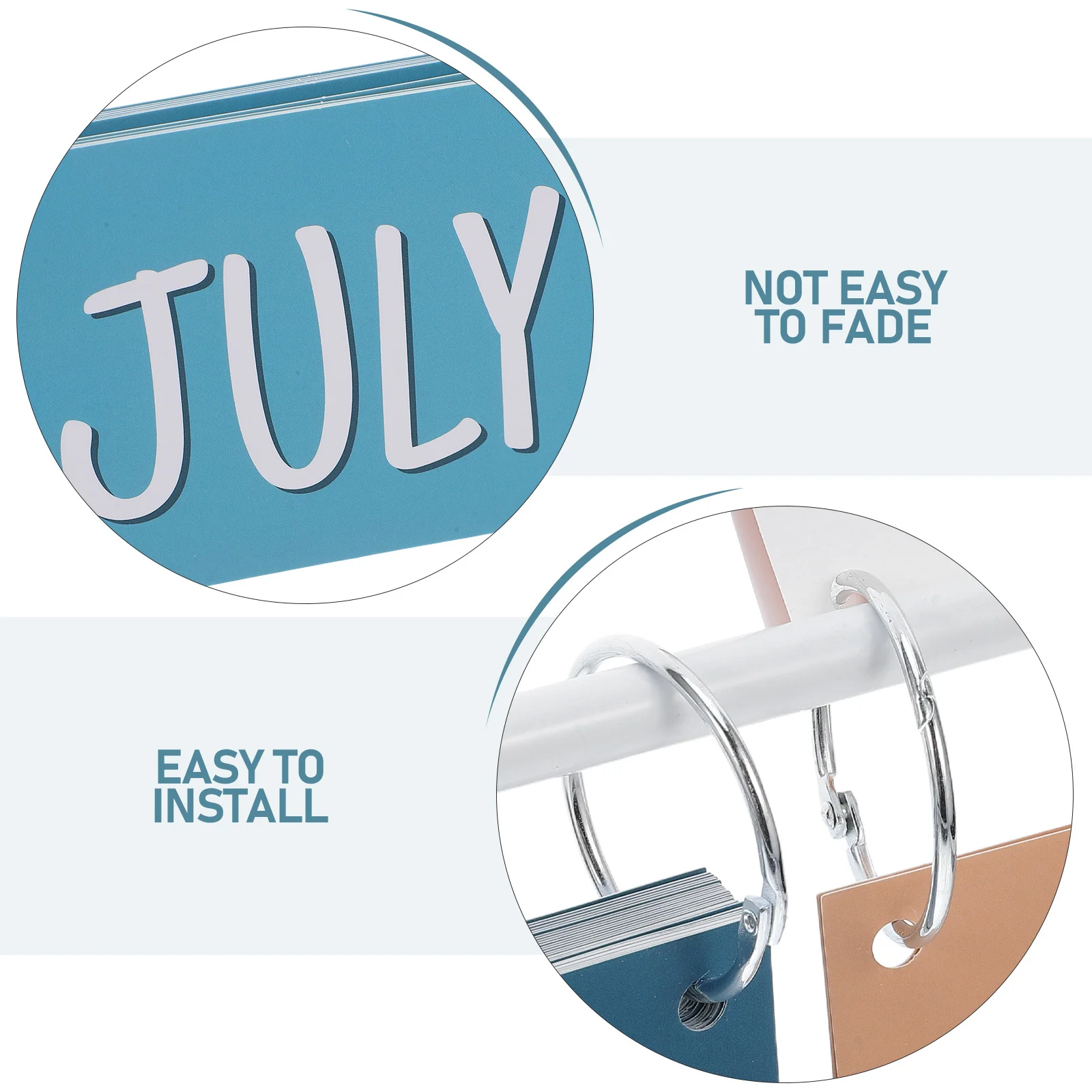 1 مجموعة قوس قزح الوجه التقويم مع حامل وبطاقات التاريخ للفصول الدراسية ديكور المنزل بوهو نمط 2025-2028 الفصول الدراسية التقويم ديكور