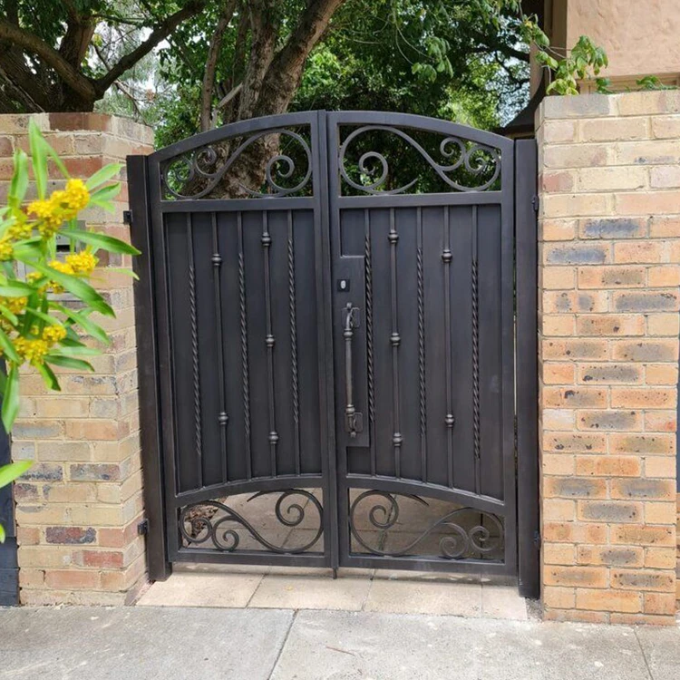 Customization Aluminum Driveway Gate House Gates Automatic Slide Aluminium Gate Garden Electric Sliding Gate