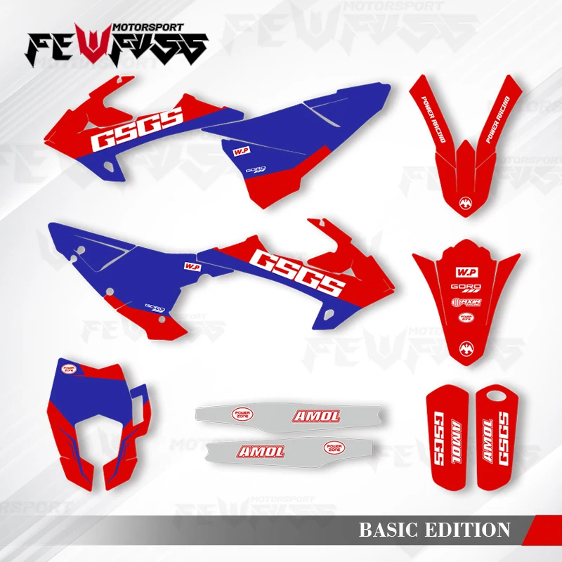 

Графические наклейки Fewfuss, наклейки для мотоцикла, фон на заказ для GASGAS 2018 2019 2020 EC 002