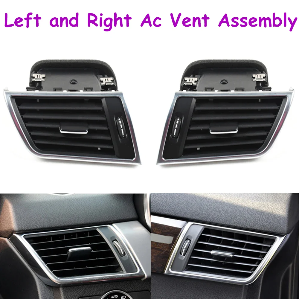 Front Air Conditioning AC Vent Grille Outlet Blades Repair Kit For Mercedes Benz W166 M ML GL ML300 ML350 ML400 ML450 GL350