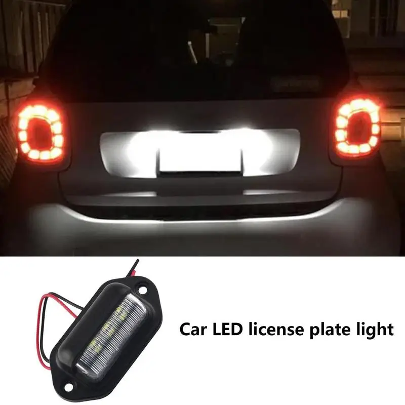 

LED License Plate Light Exterior License Plate Light LED License Number Plate Light Lamp LED Permit Number Panel Light For Cars