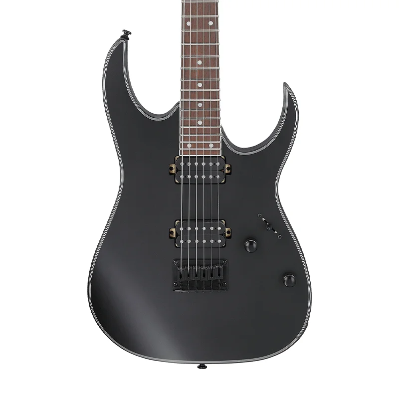 Ibanez-guitarra eléctrica sólida RG 421EX, 6 cuerdas, lado derecho, BKF: negro mate