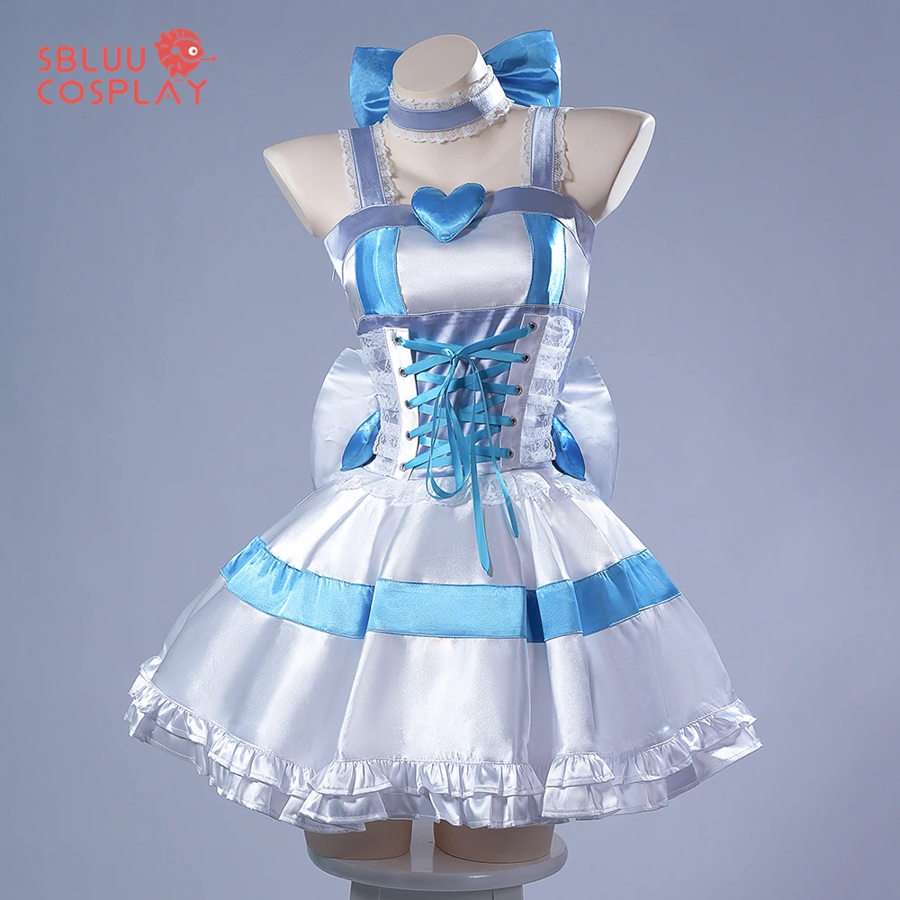 

SBluuCosplay Panty Stocking Costume R Quality Heroine Anarchy Angel Stocking Cosplay Dress Halloween Party Outfit Custom Made