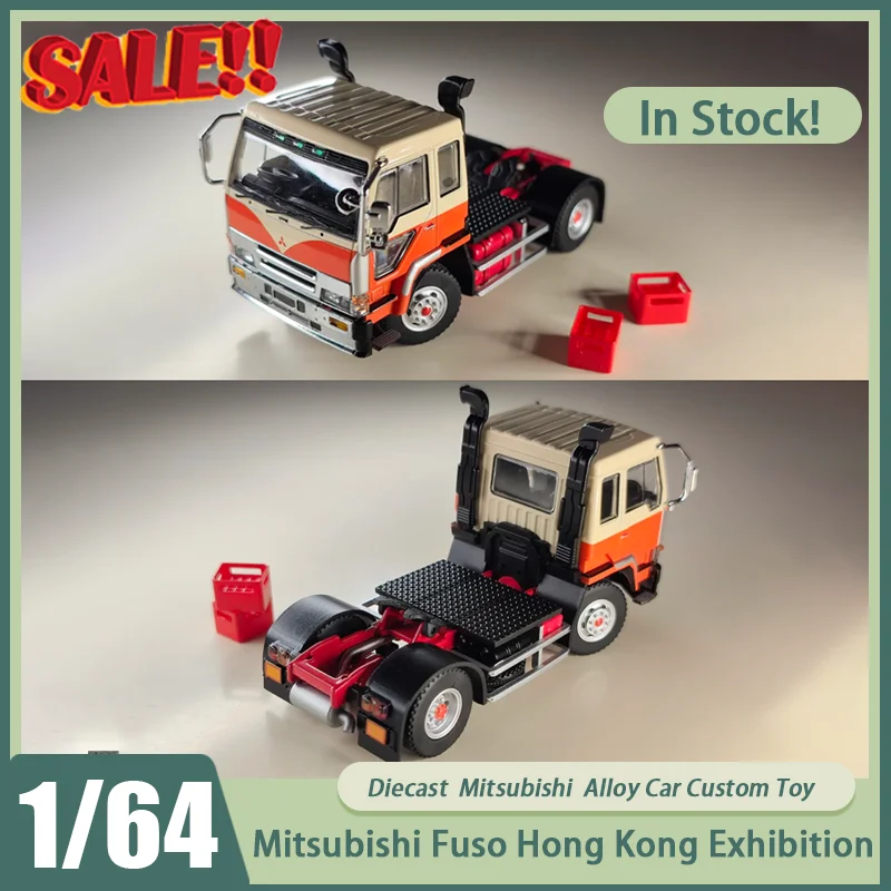 جديد في المخزون نموذج One1:64 ميتسوبيشي فوسو هونج كونج معرض لاول مرة سيارة سبيكة مصغرة دييكاست ميتسوبيشي زخرفة لعبة مخصصة