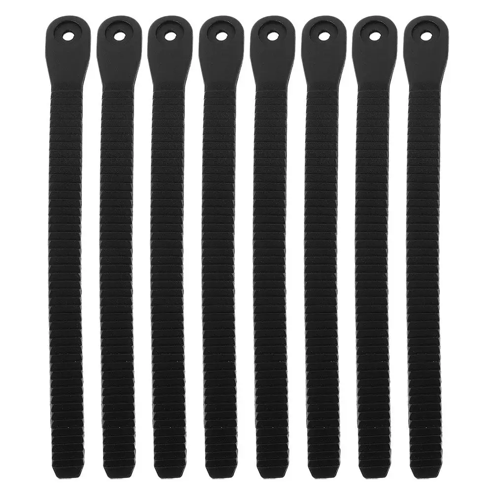 8Pcs Roller Skate Replacement Straps Adjustable Buckle Fixing Straps for Ice Skates Skating Shoes Professional Skate Accessories