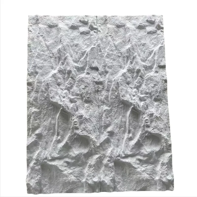 High quality modern 3D polyurethane stone wallboard indoor and outdoor 3m tall size waterproof artificial stone