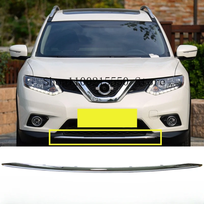 For Nissan X-Trail T32 2017-2020 Car Styling Chrome-plated Original Front and Rear Bumper Protective Anti-collision Trim