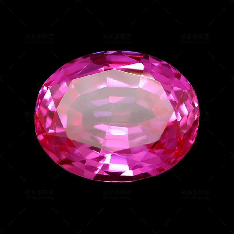 Celebrity And High-End Customized Lab Grown Of Regenerated Pink Sapphire 5.34ct