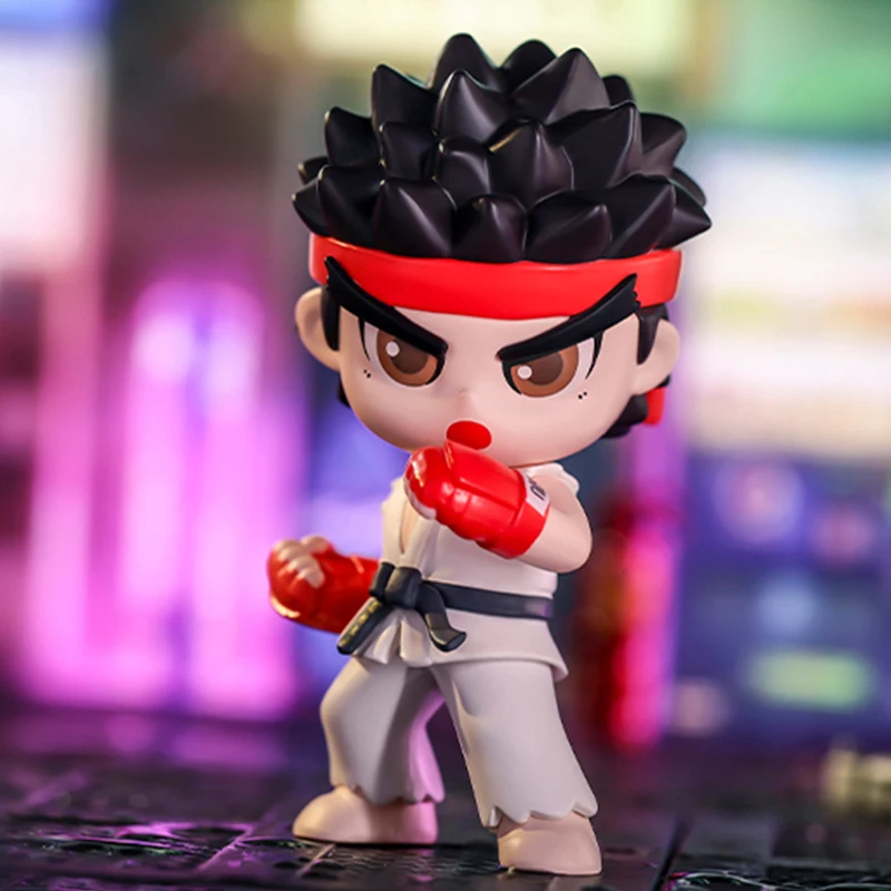 POP MART Street Fighter vs Classic Character Series Blind Box Toy Kawaii Doll Action Figure Toys Collectible Model Mystery Box