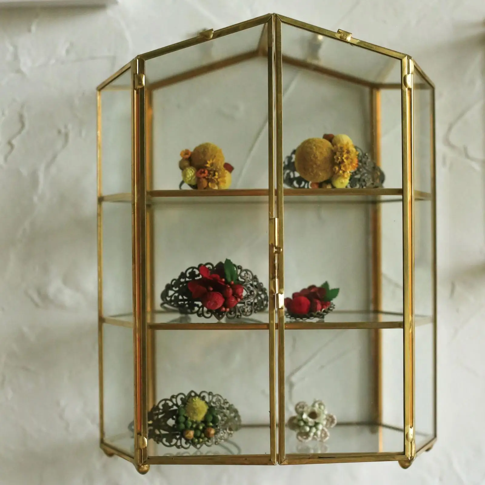 

Шкатулка для драгоценностей для женщин, 3-слойная компактная витрина для драгоценностей для часов подруги