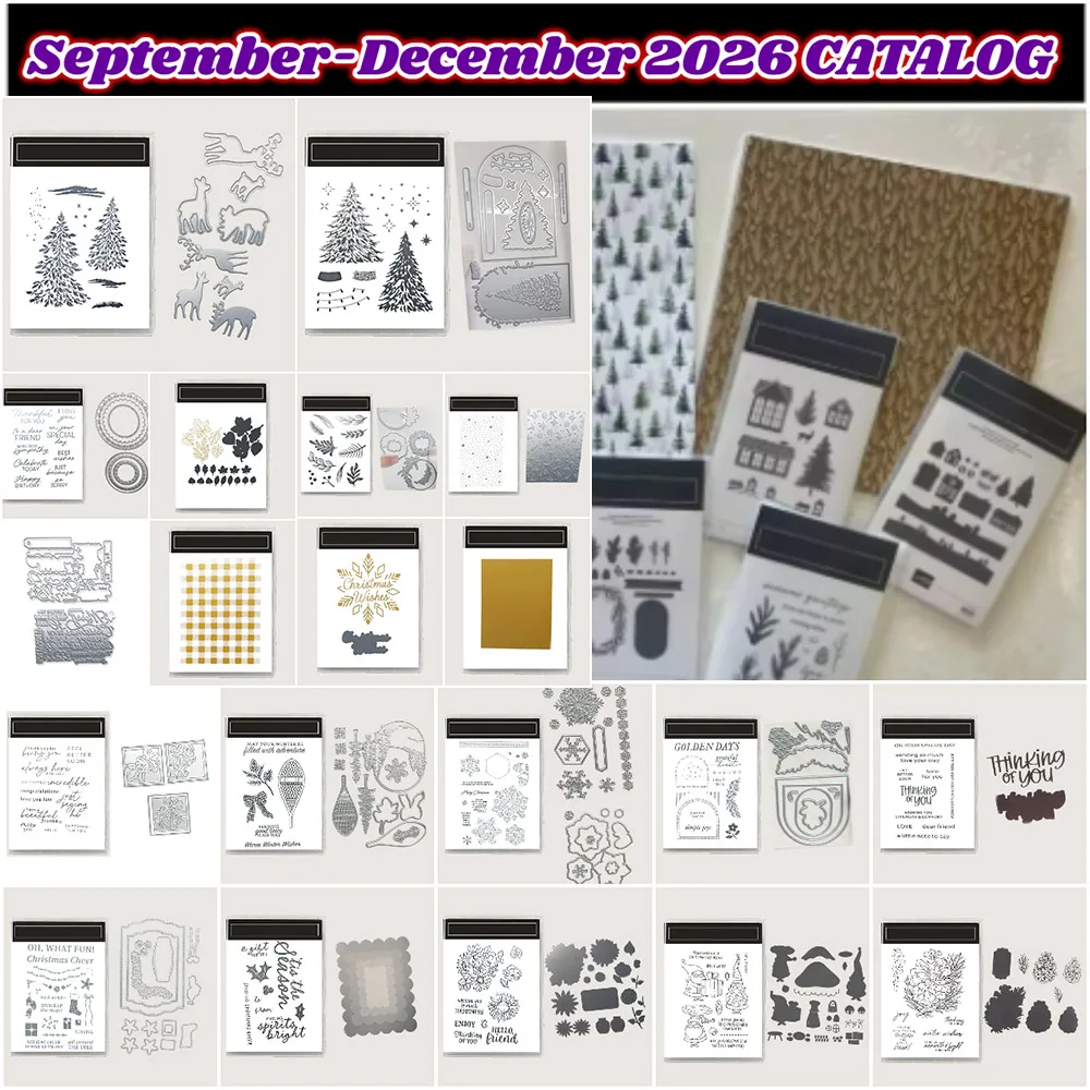 Neue Metall-Stanzformen und Silikonstempel mit Weihnachtsmotiv für Scrapbooking, Albumdekoration, Bastelarbeiten und DIY-Grußkarten
