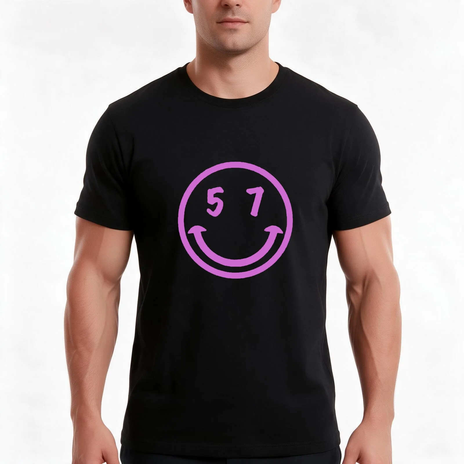 Premium billy Bolt Merch Smile 57 T-Shirt Summer Casual Cotton Tee Oversized Streetwear Tops Vintage Graphic Print
