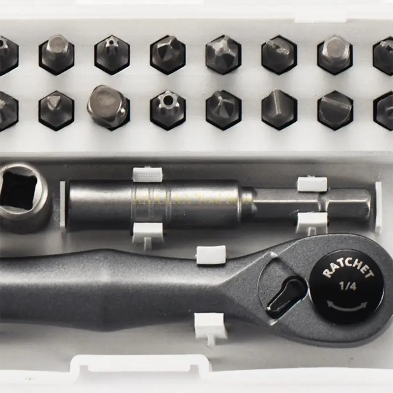 A2BE 25 in 1 Professional 72 Tooth Torques Ratchet Wrench Quick Releases Ratchet