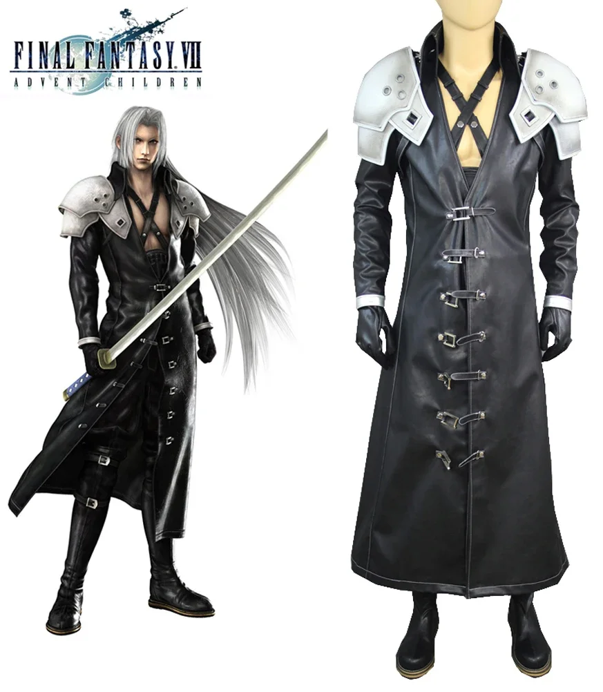 Final Fantasy VII:Advent Children Sephiroth Shin'Ra Hero Cosplay Costume