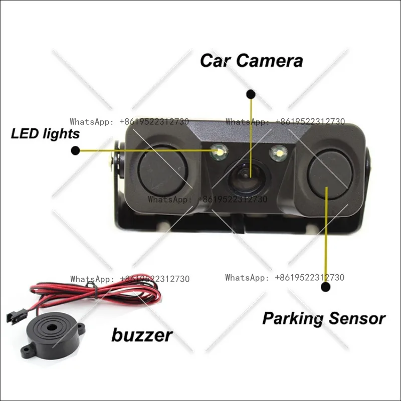 

Универсальная машина с реверсивным изображением, реверсивный радар, интеллектуальная непробиваемая камера «три в одном», радарное изображение, звук сигнализации