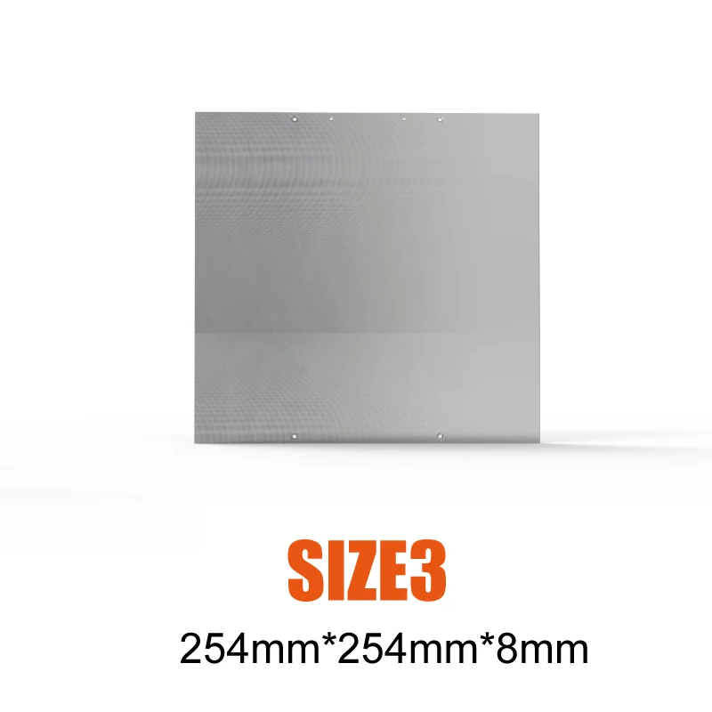Mellow 300 MM/350 MM Voron 2.4 3D Printer 5A83 Precisie Gegoten Aluminium Bouwplaat 8mm Hot Bed voor Verminder Warmte Vervorming Broeinest