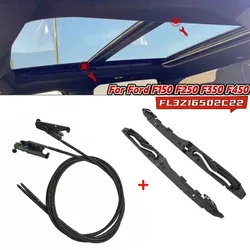 Convenient Sunroof Glass Cables+Track Assembly For Ford F150 15-20 For F250 F350 F450 17-19 Replacement Car Accessories