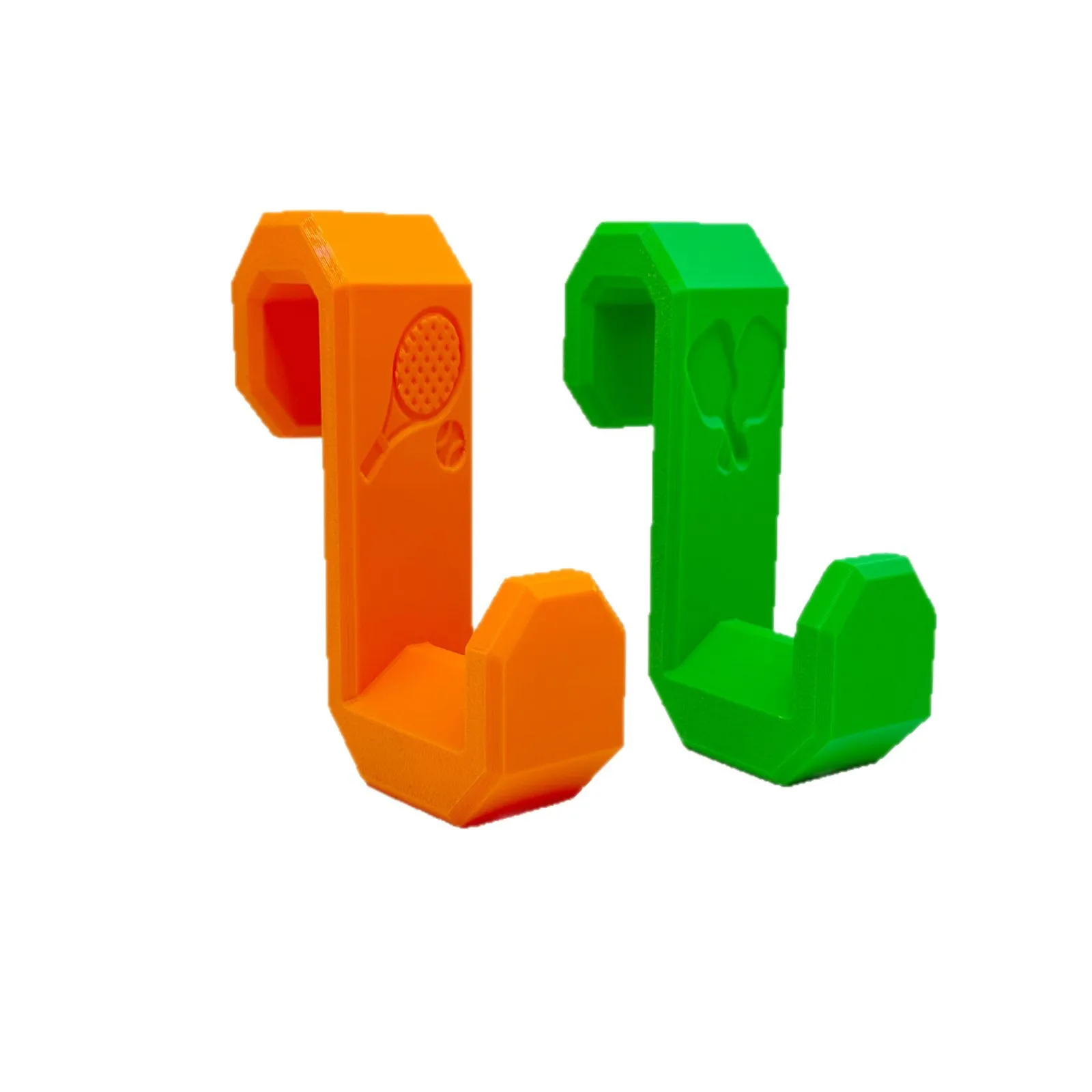 Plastic Fence Hooks For Tennis Courts Outdoor Sports Storage Hooks With Tennis Court Patterns Used For Hanging Clothes Backpacks