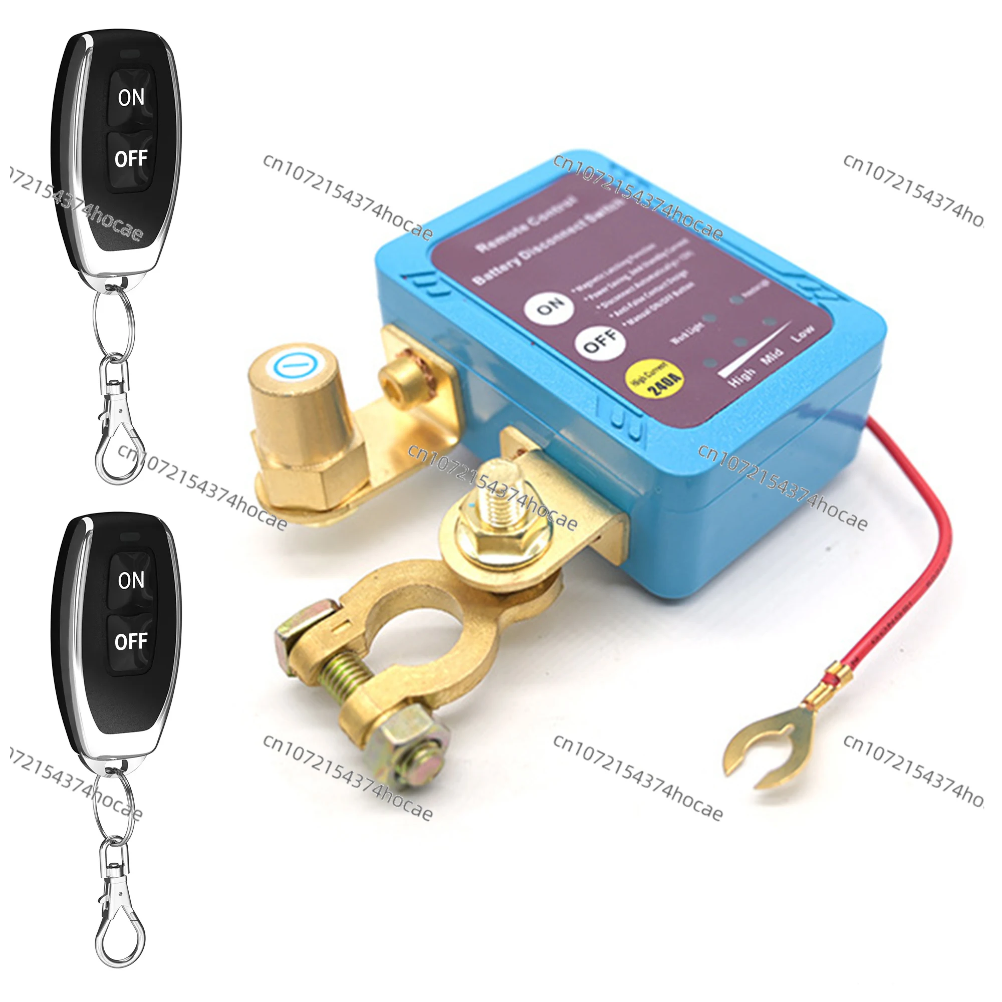 

Remote Battery Disconnect Switch 12V 240A Kill Switch Automatic Power Shut Off Switch Car Battery Remote Control