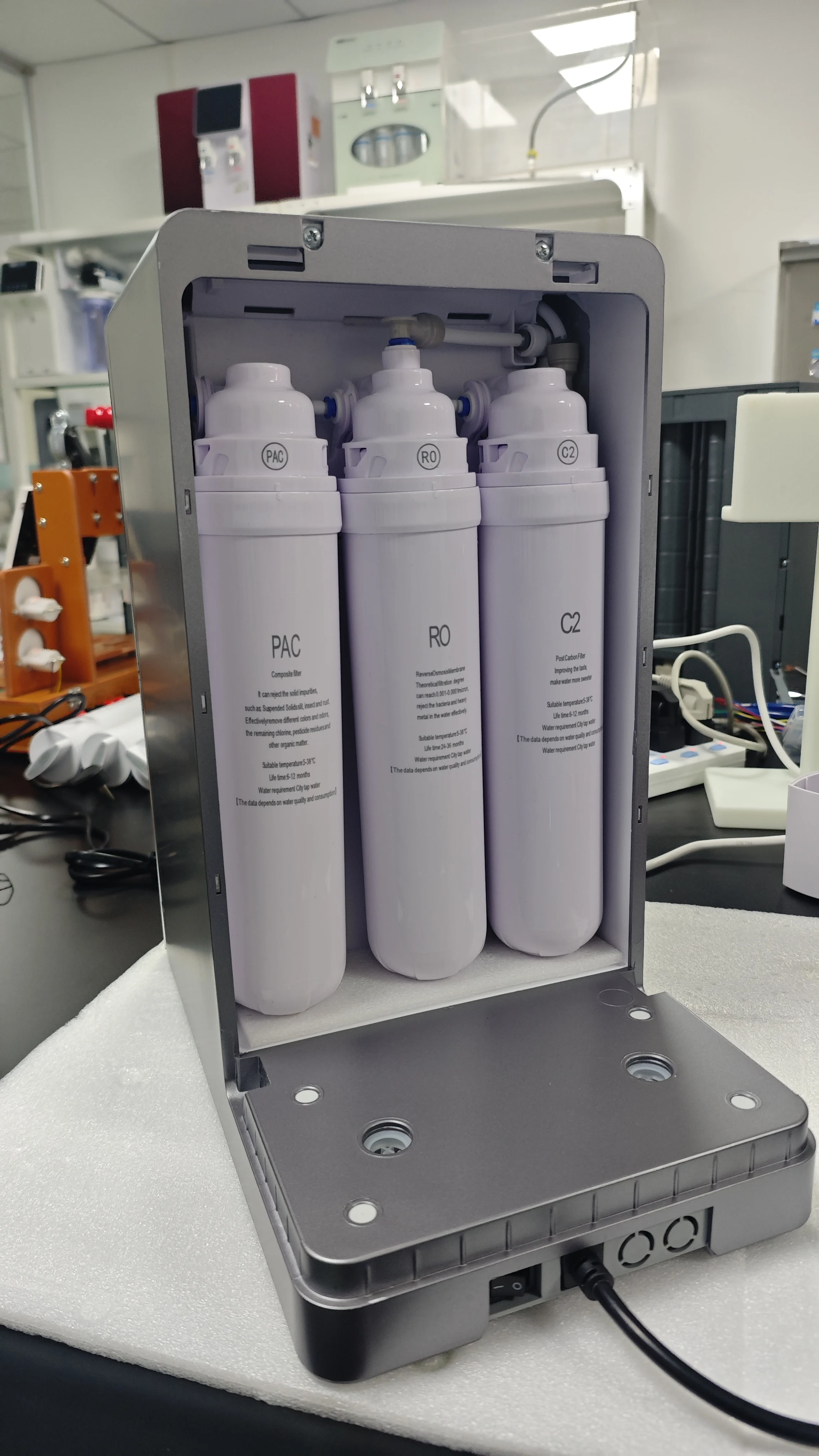 Manufacturer OEM ODM Instant Hot and Cold Water Purifier Price Household Tabletop Reverse Osmosis System Water Filter Dispenser - view 6