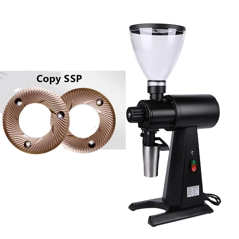 Automatic 98mm Single Dose Titanium Espresso Flat Burrs Large Commercial Electric Coffee Grinder