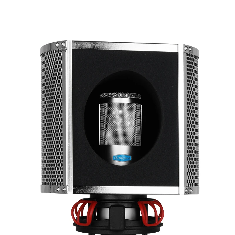 Alctron PF8 PRO Foam reflection filter Portable studio acoustic mic screen with noise reduction system and windsheld - Image 5