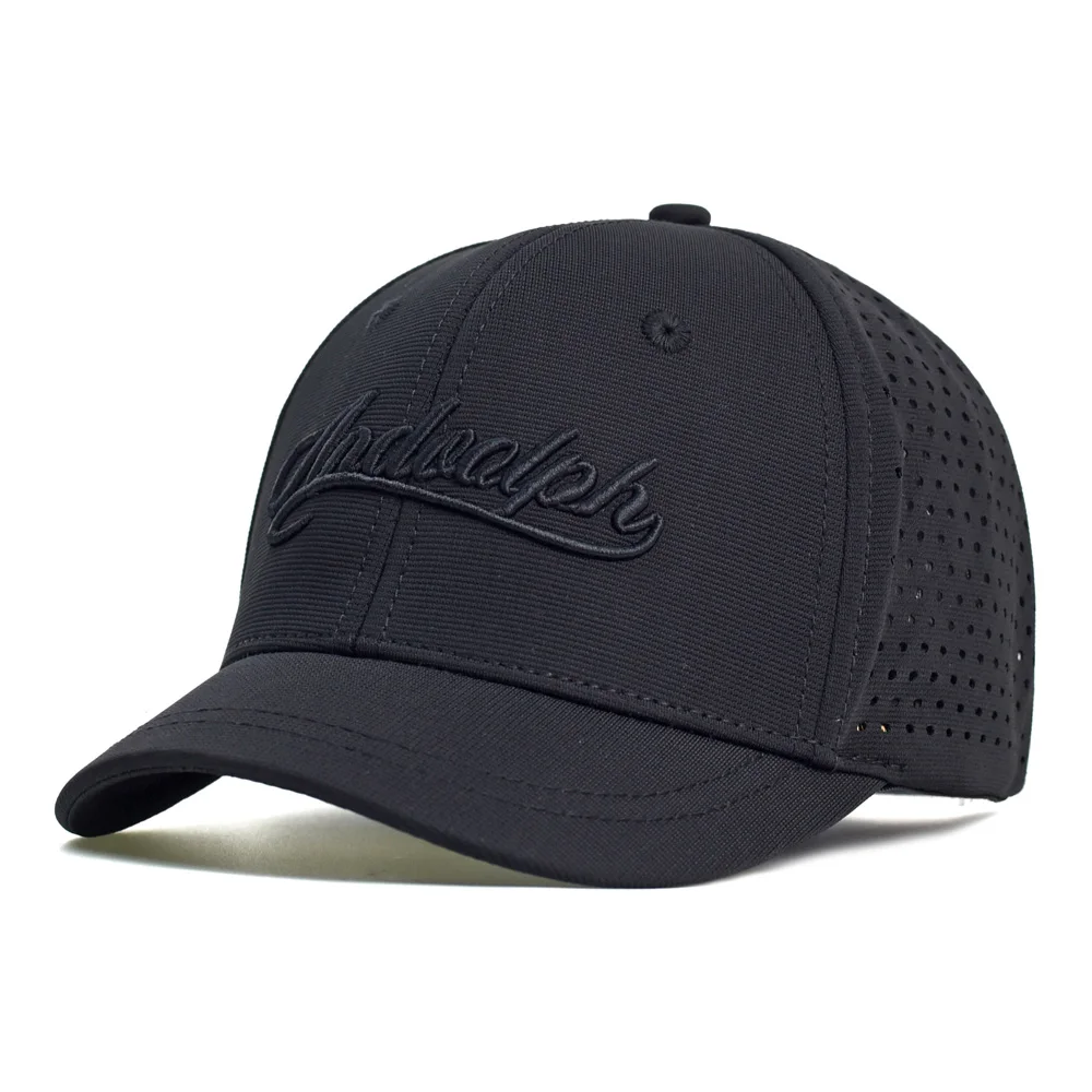 Mesh Short Brim Back Closed Baseball Cap Men Women Breathable Snapback Hats Fitted Dad Hat Adjustable Solid Trucker Style image 6