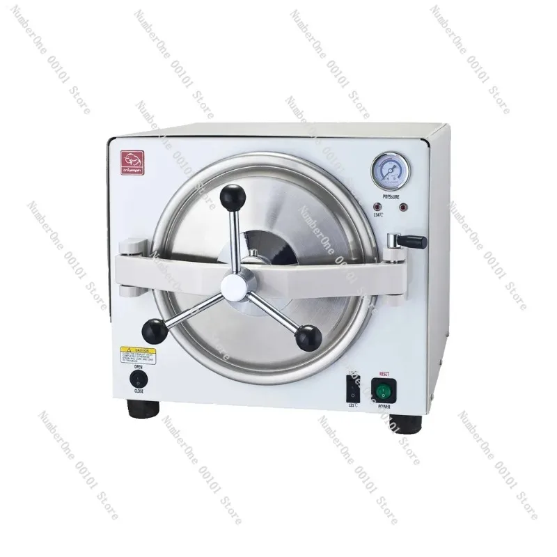 18 Liters 304 Stainless Steel Portable  High Pressure Steam Autoclave Sterilizer