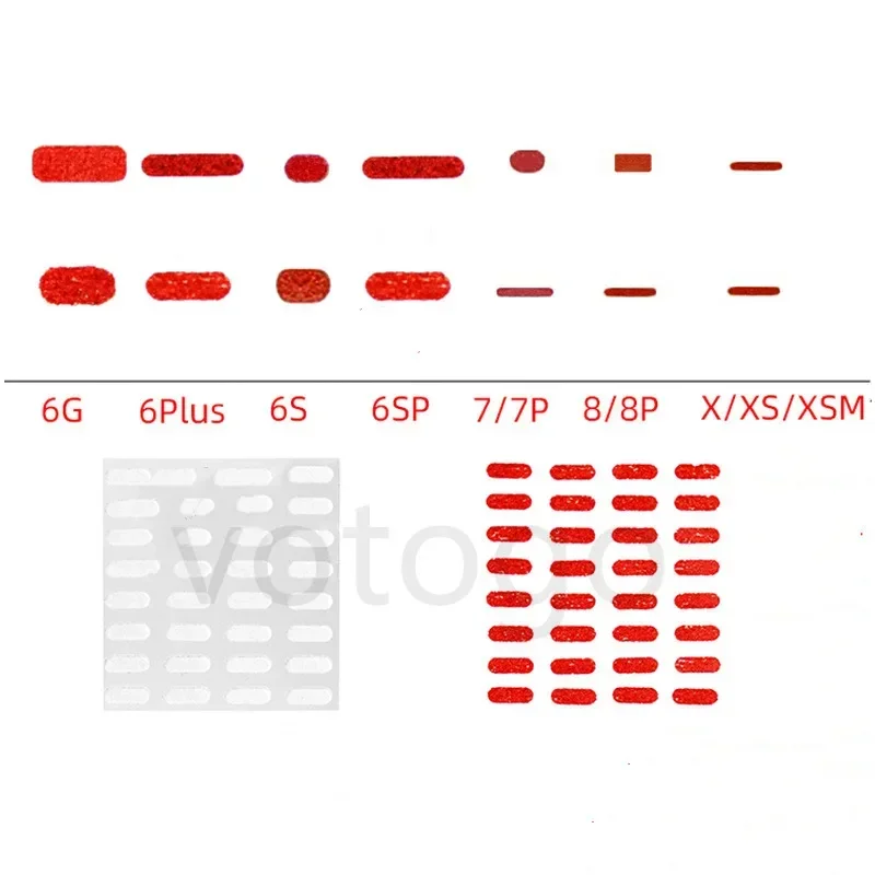 100Set For iPhone 13 12 11 14 15 16 17 Pro max X XS Waterproof label Sticker Motherboard Water Damage Warranty Indicator Sensor