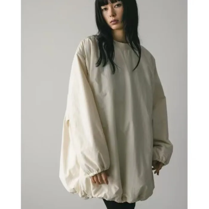 Solto tamanho grande redondo ne comprimento médio algodão jaet feminino sle versão coreana sem marca registrada origem da china