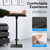 3.75kg Aluminum Alloy Armrest Stand 56-88cm Height Adjustable 39.5 * 17cm Panel Size 3kg Net Weight Maintenance Workbench Stand