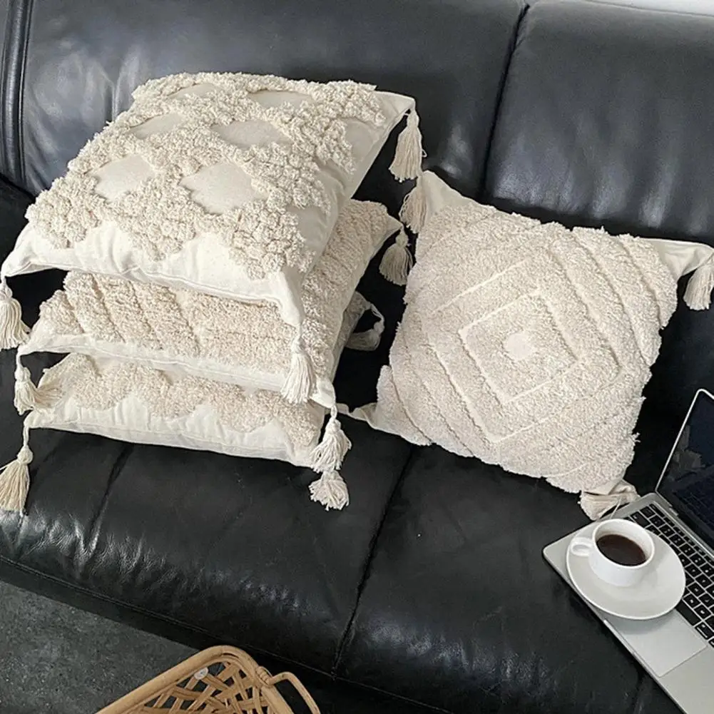 

Богемная наволочка для дивана, богемная Этническая наволочка с кисточками